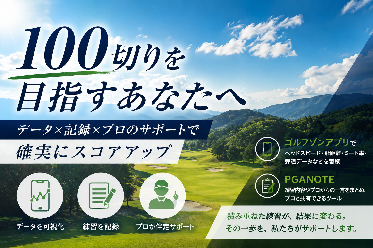 100切りを目指すあなたへ