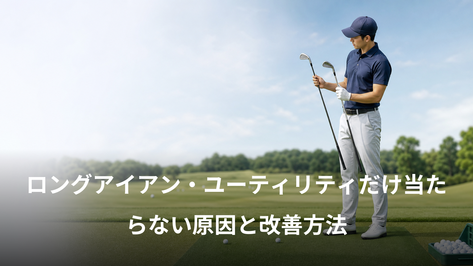 ロングアイアン・ユーティリティだけ当たらない原因と改善方法